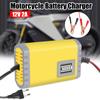 Универсальное зарядное устройство для свинцово-кислотных аккумуляторов 3-20 Ач, для мотоциклов, с вилкой EU/US, умное, выход DC 12V 2A, вход AC 110-220V