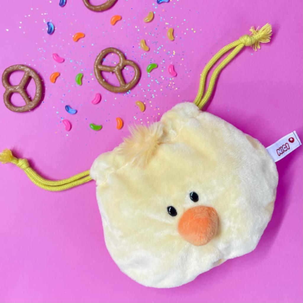 NICI Niki Hiyoko Drawstring Pouch Figure Face Pouch Германия Мягкий подарок 3090651