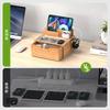 Зарядная станция Pezin Hulin Bamboo Настольный органайзер для хранения вещей Обеспечивает зарядную станцию для нескольких устройств Зарядное устройство USB в комплект не входит Совместимо