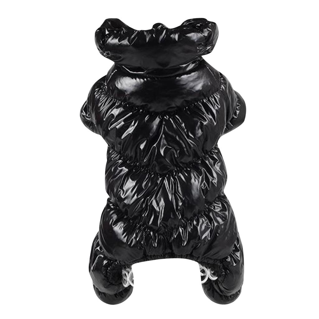 Зимний пуховик для собак, одежда, зимнее пальто на четверых ногах, утепленный хлопок для маленьких собак