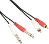 Kiktani TECH 2-канальный линейный кабель RCA Монофонический телефонный (мужской) (мужской) 1.5м PH-1.5