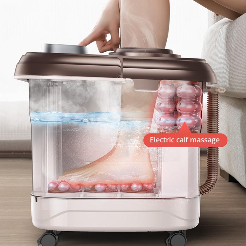 Electric Foot Spa Bath Massager 2 In 1 Foot and Calf Massage Foot Bath Heated Remote Controller Foot Massager 220V