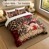 3Pcs Bedding Set Custom Name Text, 1 Sheet 2 Pillowcases Home Bed DecorBetty Boop