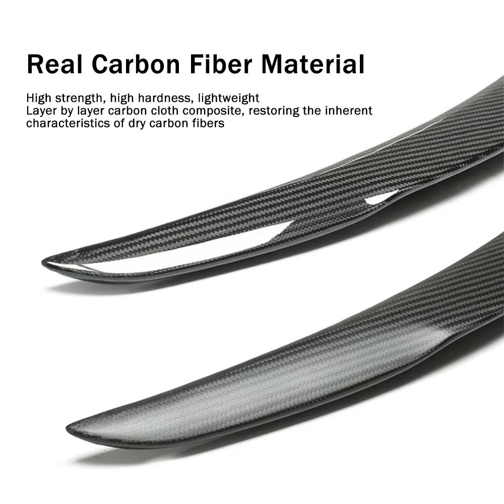 For Tesla New Model Y Juniper 2025 2026 High Performance Spoiler Real Carbon Fiber Original Trunk Wing Accessories