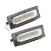 2x 18 SMD CANBUS белый светодиодный фонарь подсветки номерного знака для Benz Smart Fortwo 451 Coupe 2007-15 DC12V 6000K 7.7cm