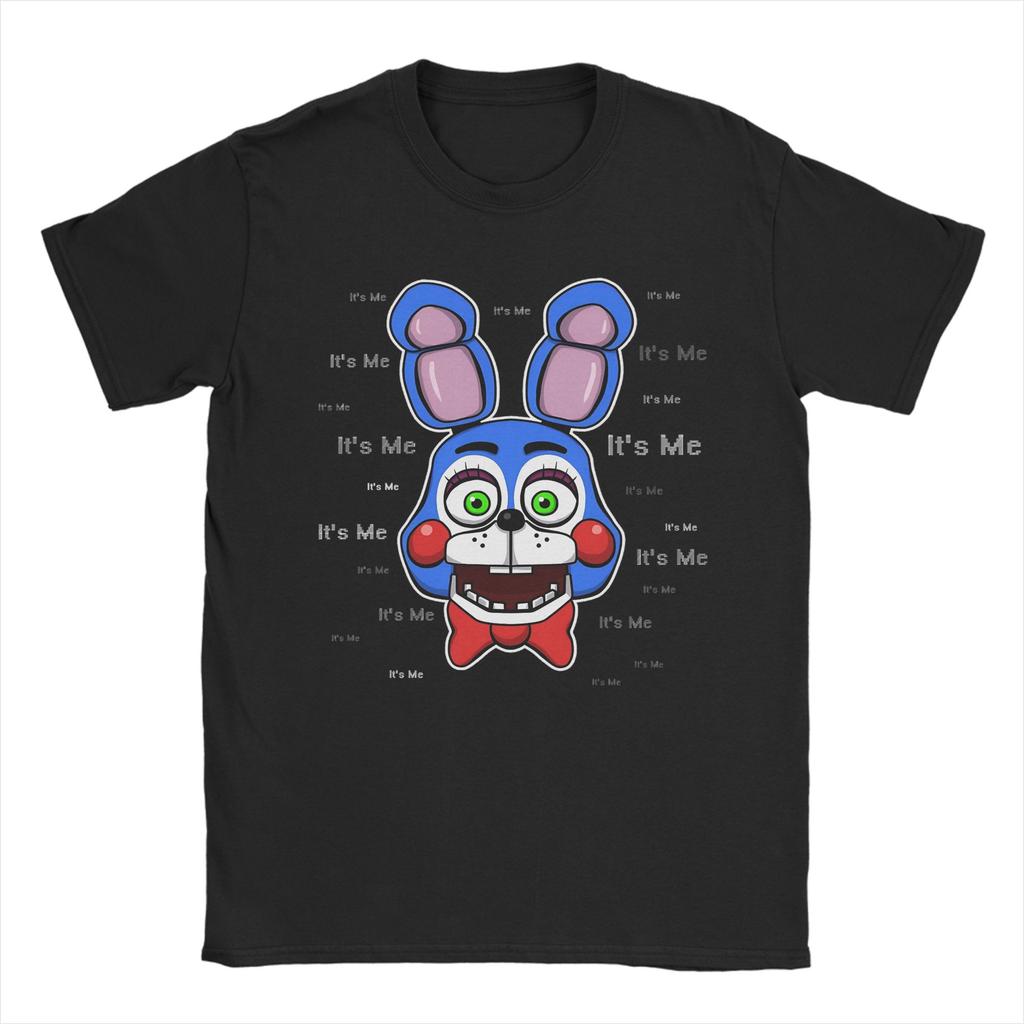 FNAF В Фредди Спрингтрап Унисекс Футболки Смешные Футболки С Коротким Рукавом Круглый Вырез Чистый Хлопок Одежда Большого Размера