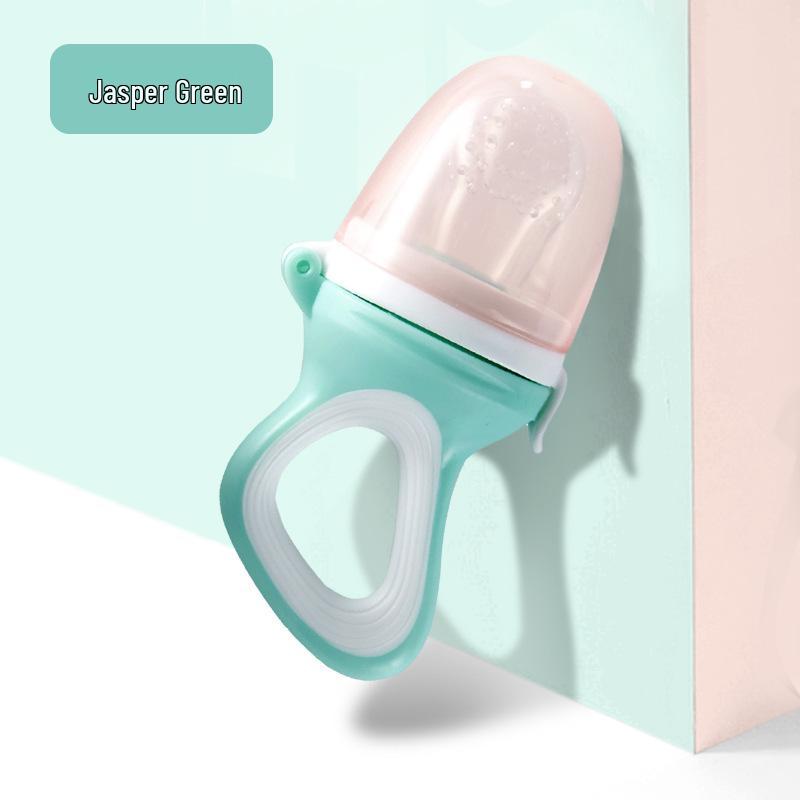 Детский прорезыватель для фруктов и овощей - Сетчатый мешочек с толкателем для легкого самостоятельного кормления