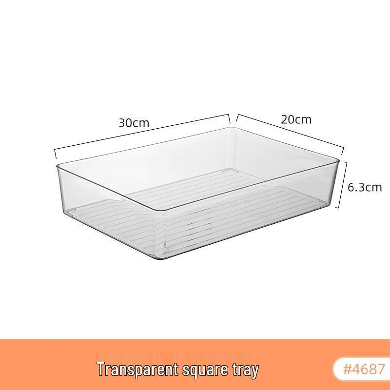 Japanese-Style Transparent Mirror Cabinet with Drawer for Cosmetics, Lipstick, Toiletries, Stationery, and Eyebrow Pencil Storage