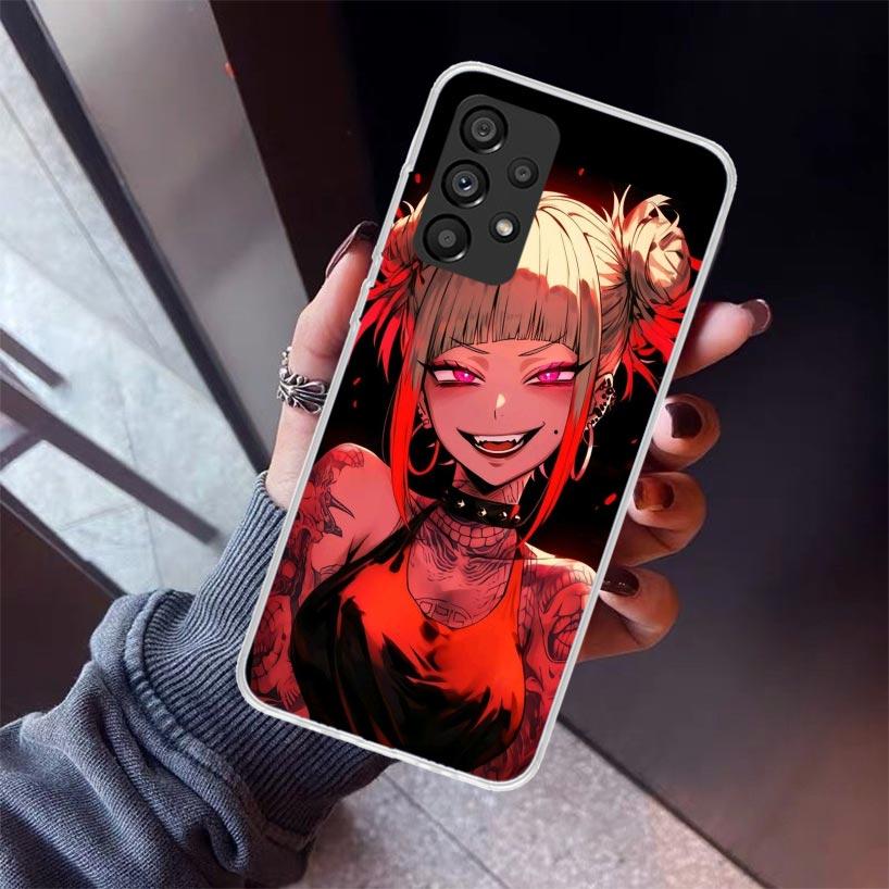 Himiko Toga My Hero Phone Case For Samsung Galaxy A52 A51 A50S A32 A22 A12 A02S A72 A71 A31 A70 A30S Note 20 Ultra 10 Plus S10 G
