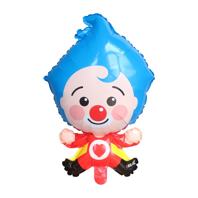 98pcs/Set Cartoon Clown Arch Garland Kit Foil Number Balloons Latex Air Globos Baby Shower Birthday Party Decorations Kids Toys