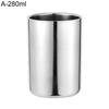 280ml/430ml Beer Cup Heat-resistant Reusable Double-layered Easy Clean Gargle Cup Water Tumbler Household Supplies