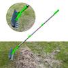 Thatch Rake 3 Sections Stainless Steel Dethatcher Lawn Rake Lawn Thatching Rake for Clearing Dead Grass