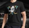 The Mighty Ducks Logo Active T-Shirt Funny Size S To 5XL