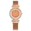 Fashion Flow Diamond Digital Roller Diamond Ladies Watch Женские часы Attractor Lazy Milan Strap