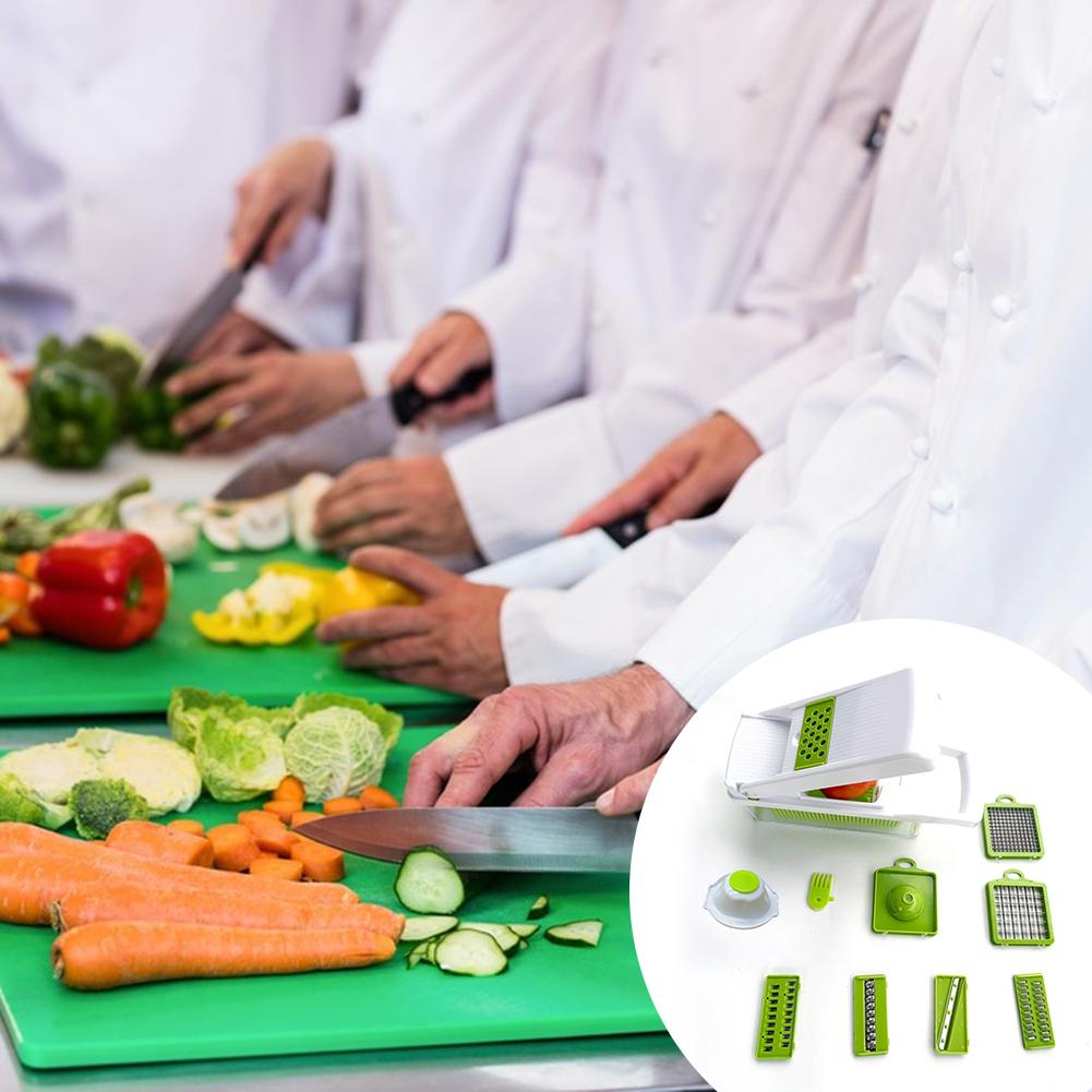 14 шт. Набор из терки для нарезки овощей полосками/сеткой, профессиональная ручная овощерезка для огурцов, моркови