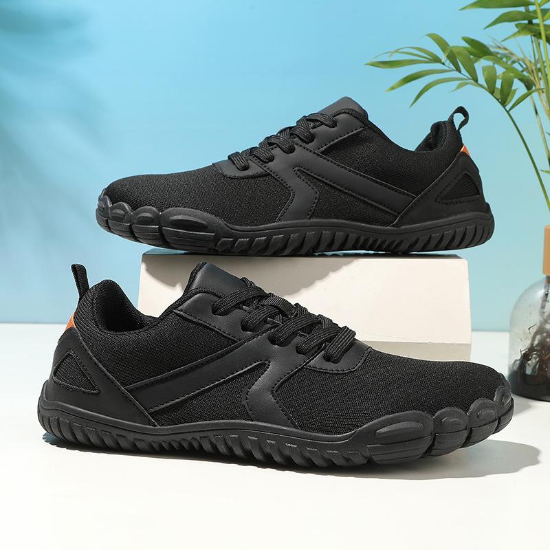 Обувь широкой колодки Новая широкая носочная часть Босиком Мягкая подошва Нескользящая и дышащая Мужская повседневная обувь для ходьбы Фитнес Обувь для тренировок в повседневной жизни