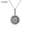 Женское ожерелье Lindon, кулон из медного сплава, циркон, модный подарок