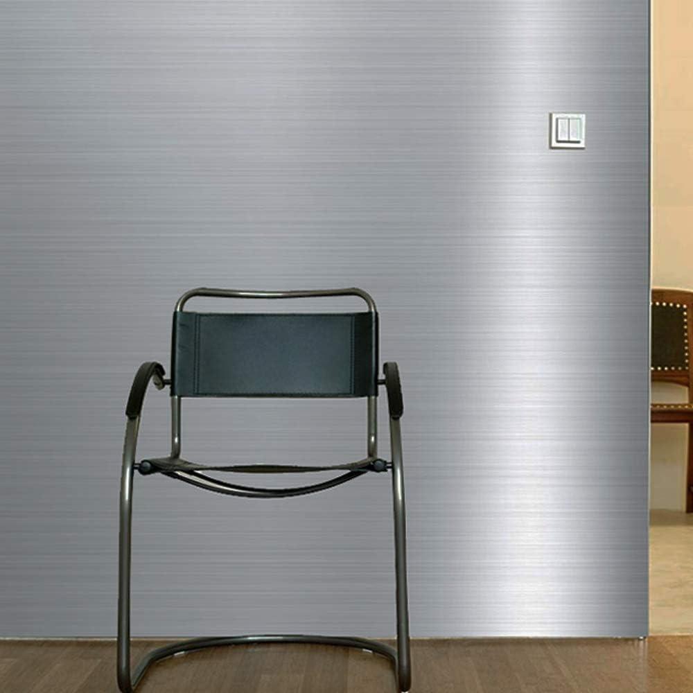 Самоклеящаяся нержавеющая сталь Контактная бумага Металлическая серебристая Клейкая Кухонный шкаф Посудомоечная машина Холодильник Защитная пленка от ржавчины