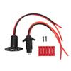 Вилка и розетка для троллингового мотора 10AWG DC12V to 24V 3 провода Комплект вилки и розетки для троллингового мотора для марта