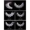 3 пары Manga White False Eyelashes Natural Cosplay Eyelashes Lashes Extension