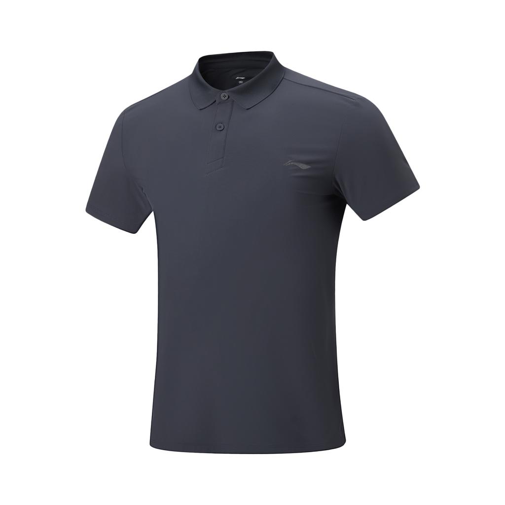 Li-Ning Серия для фитнеса Повседневная Минималистичная Мода Универсальная Короткий рукав Рубашка-поло Мужские топы APLW347-11