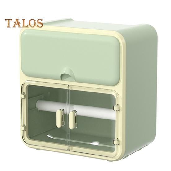 Tissue Organizer with Drawer Dustproof Modern Stylish Washroom Toilet Paper Holder Home Supplies