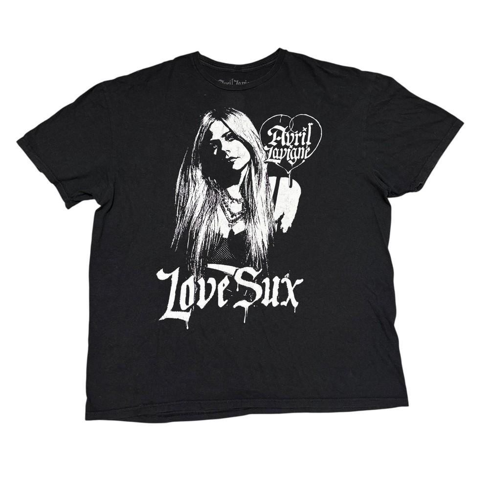 Футболка Avril Lavigne XL Черная Тур Концерт Эмо Панк Рок Группа Футболка Paramore Y2K Унисекс Футболка