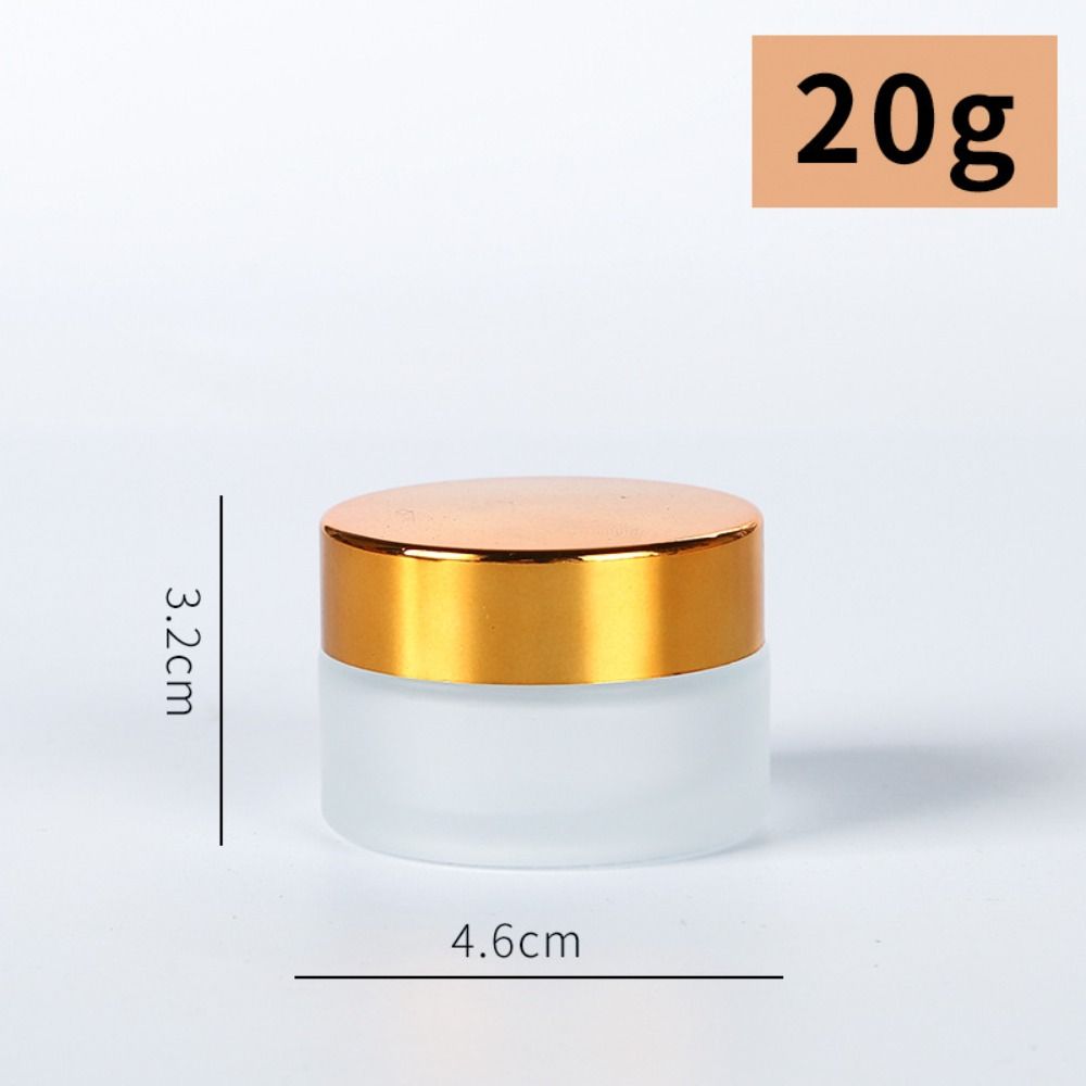 Серебряные/Золотые/Черные/Белые Баночки для крема для лица Пустая баночка для макияжа Косметический контейнер