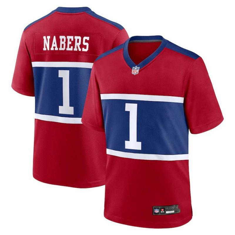 New York Giants Retro Football Jersey Short Sleeve Fan Apparel Sportswear Men