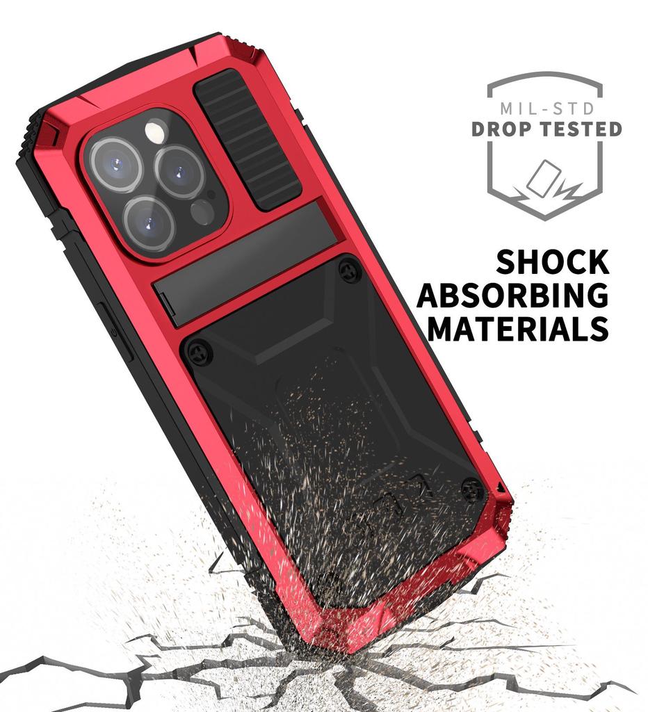 Силиконовый чехол с подставкой для iPhone 15 и 14PM Anti-Fall для 13 Pro Max