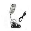 Clip-on Flexible Book Lights USB Power 28 LED Night Light Lamp Bedroom Table Desk Reading Lamp ZH