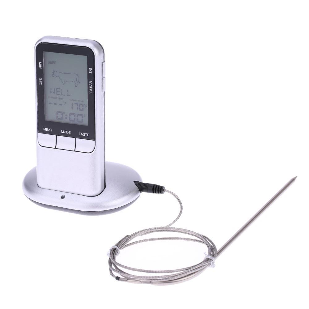 Цифровой ЖК-пульт дистанционного беспроводного барбекю, мяса, еды, приготовления пищи, термометр, кухонное использование