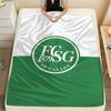 1Pc FC St. Gallen Print Flannel Blanket High Quality Warm Comfortable Cover for All Seasons Perfect for Gifts Home Decor