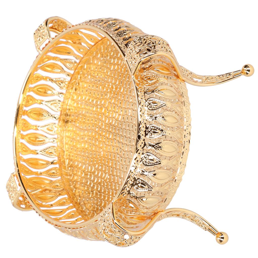 Zinc Alloy Fruit Tray Party Decorative Food Dessert Storage Plate Snack Storage Dish