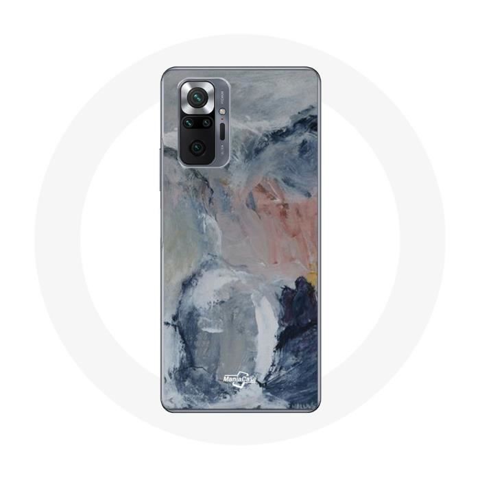 Case for Xiaomi Redmi Note 10 Pro - Grey - Abstract - Soft Silicone - Protection