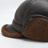 Men's Winter Earmuffs Cotton Hats with Velvet Lining, Windproof & Cold-Proof Duckbill Northeast Hats
