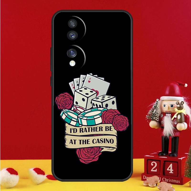Casino Gambling Case For Honor X8b X9b X8a X9a X7a X6a X7 X8 X9 Honor 70 50 10 90 Lite Magic 6 5 Pro Cover