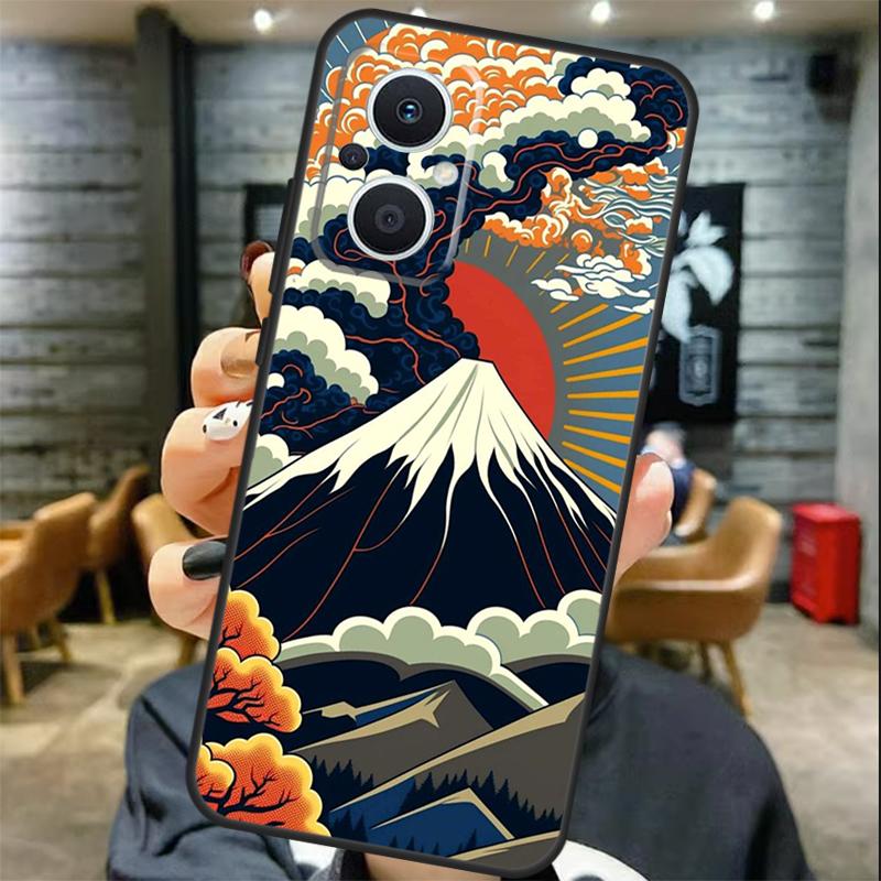 Japan Scenery Case For OPPO Reno 15F 15 Pro 11 12 13 14 F 10 Pro 8 7 Lite 8T OPPO Find X9 X8 X6 Pro Cover