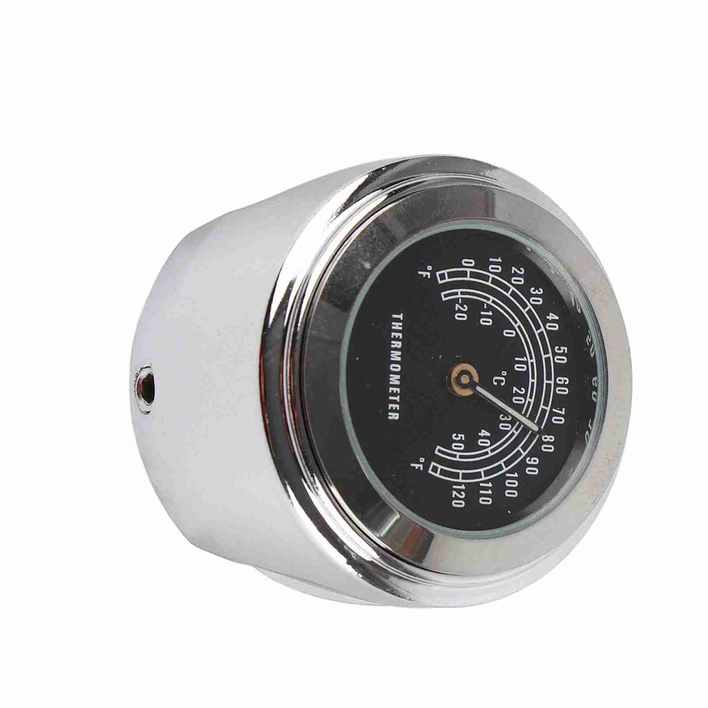 22 25 мм Водонепроницаемый Мотоциклетный Крепеж на Руль Термометр Аксессуары(черный)