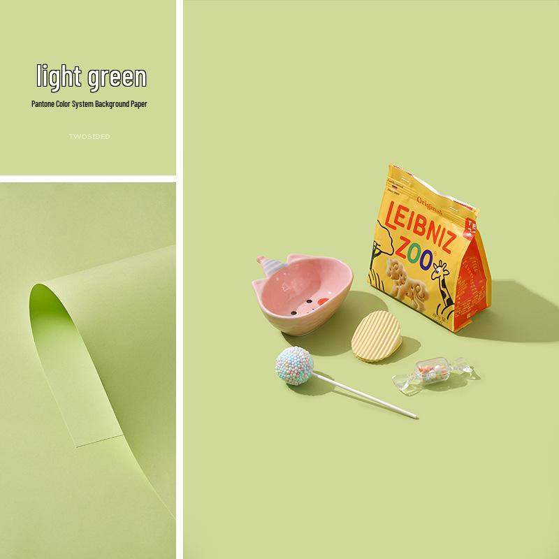 Фотофон из бумаги макаронных цветов - Белый, Синий, Красный, Серый, Зеленый, Розовый, Бежевый - Однотонная картонная основа