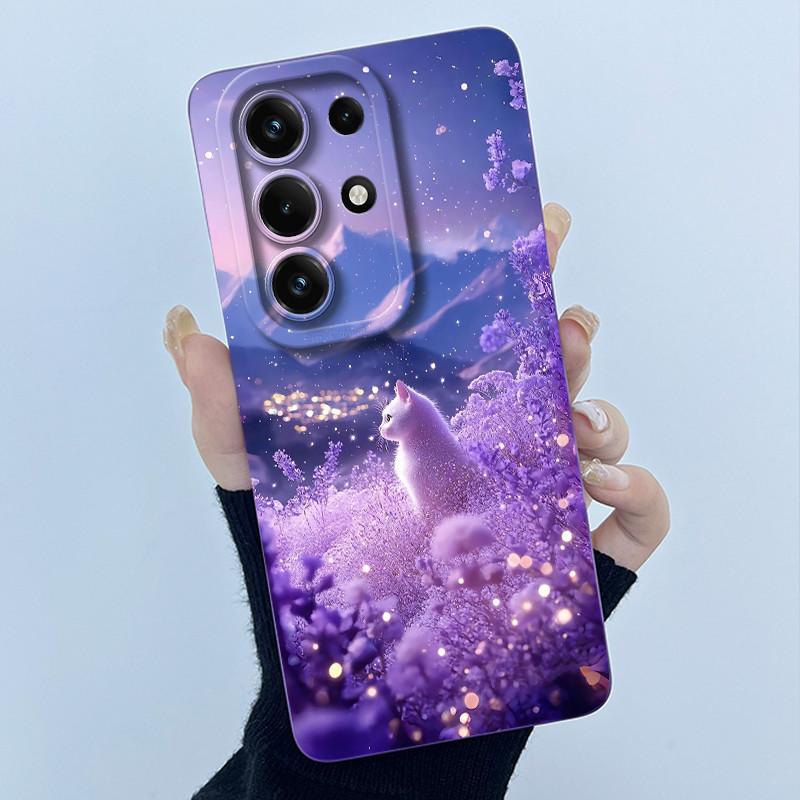 Чехол для Itel S26 Ultra Super 26 Ultra S688LN, имитация масляной живописи, цветочный узор, силиконовый мягкий чехол, новый противоударный задний чехол.