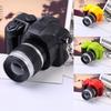 Cute Mini DSLR Camera LED Lighting Voice Pendant Keychain Key Ring Gift Decor