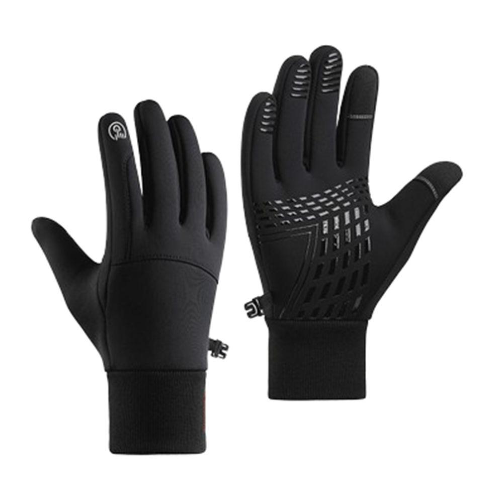 Multifunction Warm Winter Gloves Touchscreen Waterproof Outdoor Riding Mittens Windproof Anti-Slip Protective Mittens Hiking