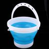 Складные ведра объемом 1,5 л, 5 л, складная круглая ванна, портативное ведро для воды для рыбалки