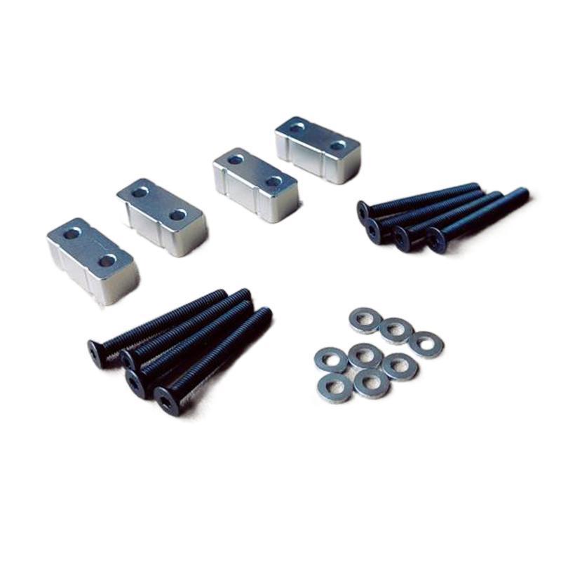 Axle Metal Heightening Spacer Kit for 1/14 Tamiya Rc Trailer Tipper Scania 770S R620 Actros Volvo