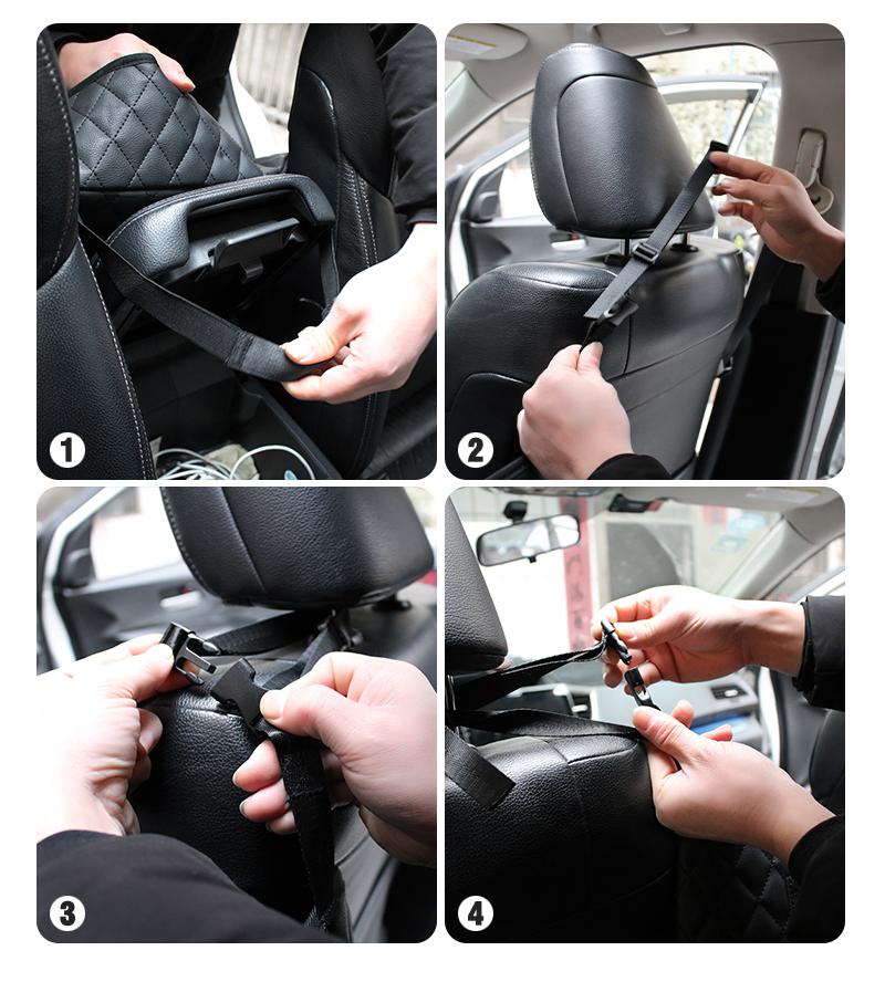 EHJLN1 Car Seat Backrest Storage Stowing Tidying Pocket For Chevrolet Z71 Aveo Impala Lacetti Malibu Sail SS Cruze Sonic Silverado Trax