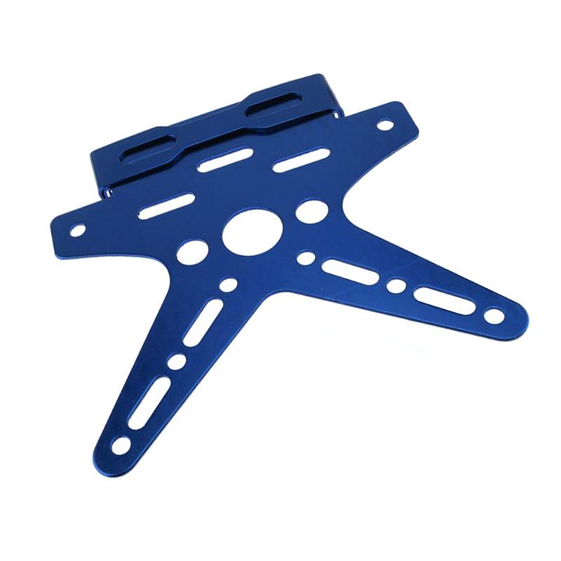 Рамка номерного знака универсальная гальваническая CNC алюминиевый сплав для мотоцикла задняя регулируемая крышка номерного знака