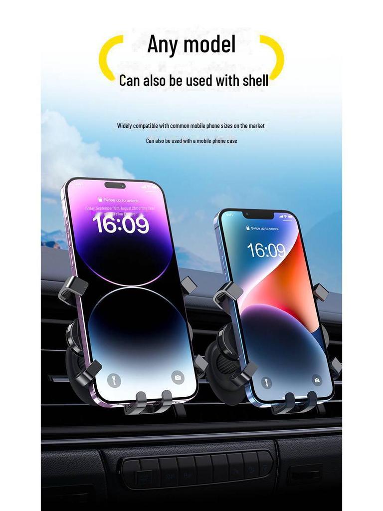 PISEN Мини Автомобильный Держатель для Телефона - Крепление на Воздуховод, Конструкция с Одинарным Крючком