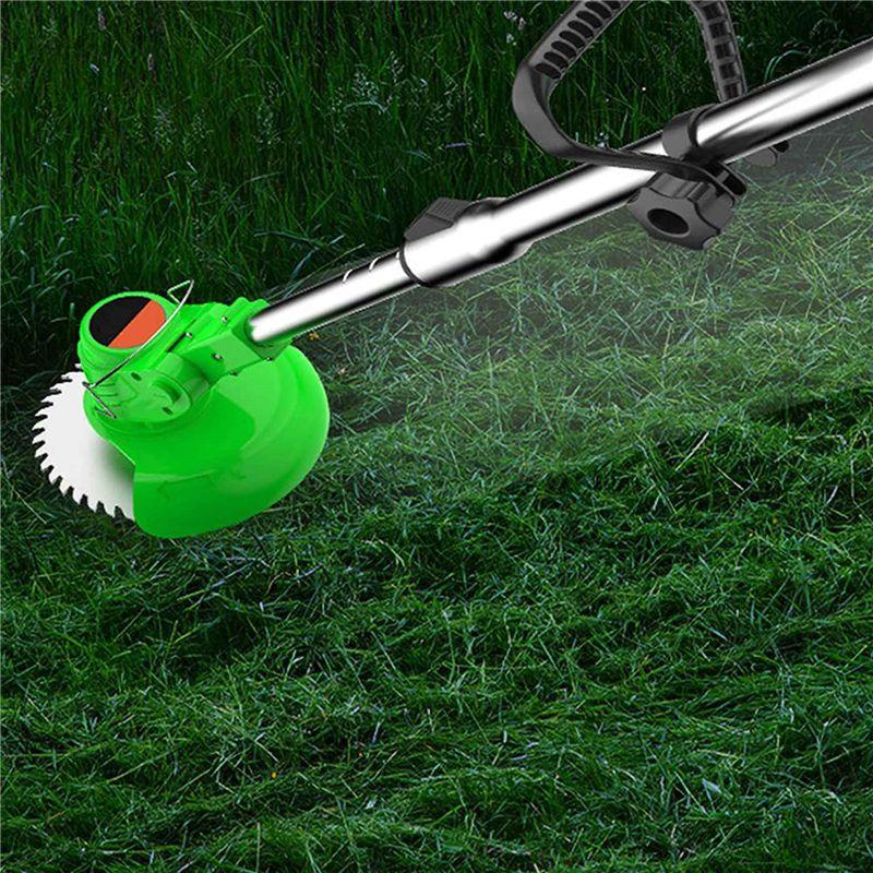 ABBY-100Pcs Plastic Grass Trimmer Blades Lawn Mower Blade Cordless Trimmer Garden Tool Lawn Mower Trimmer Accessories