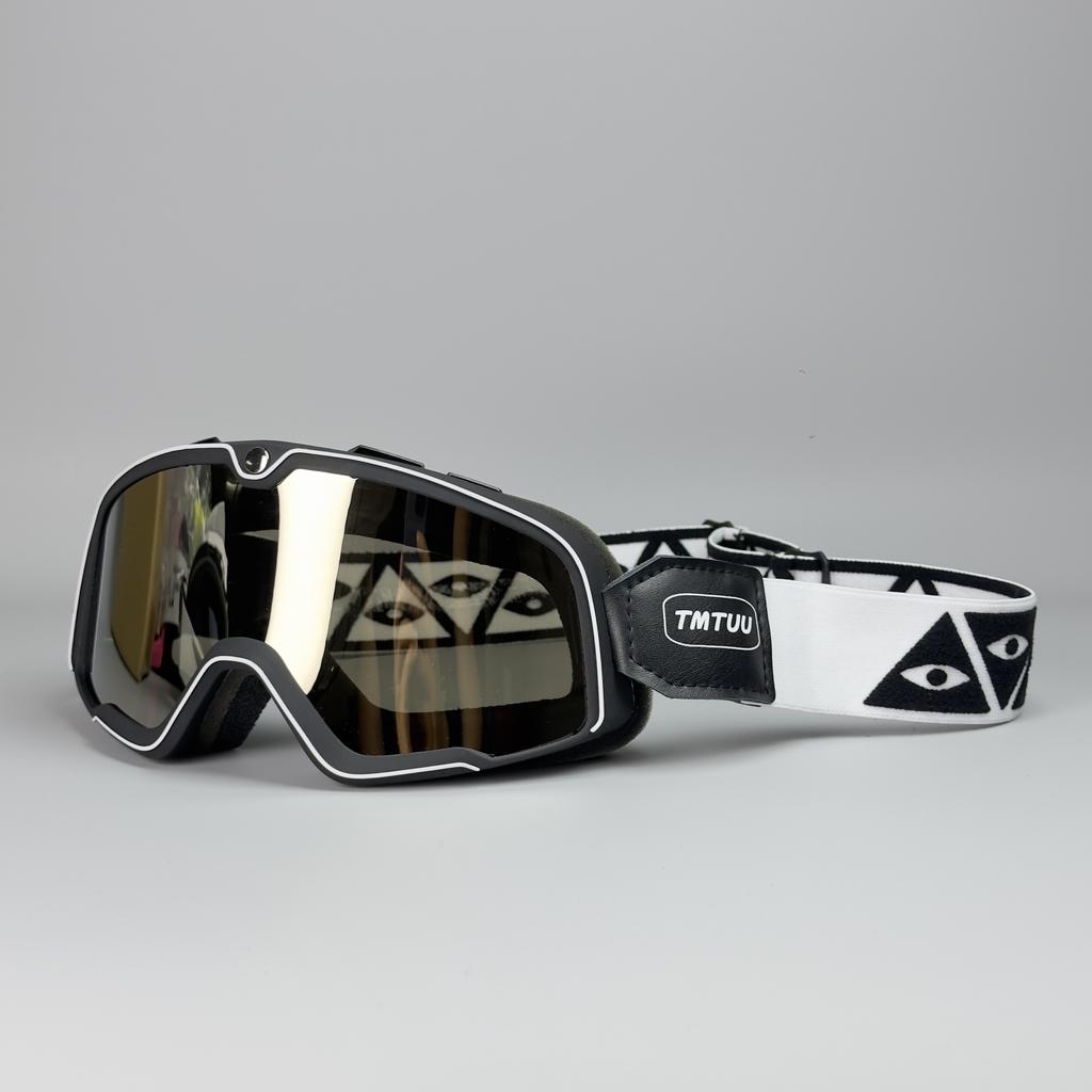 Ретро очки для езды на мотоцикле Cafe Racing Motorcycle MX ATV Classic Ветрозащитные очки Солнцезащитные очки для бездорожья Очки для катания на лыжах Уличные очки унисекс